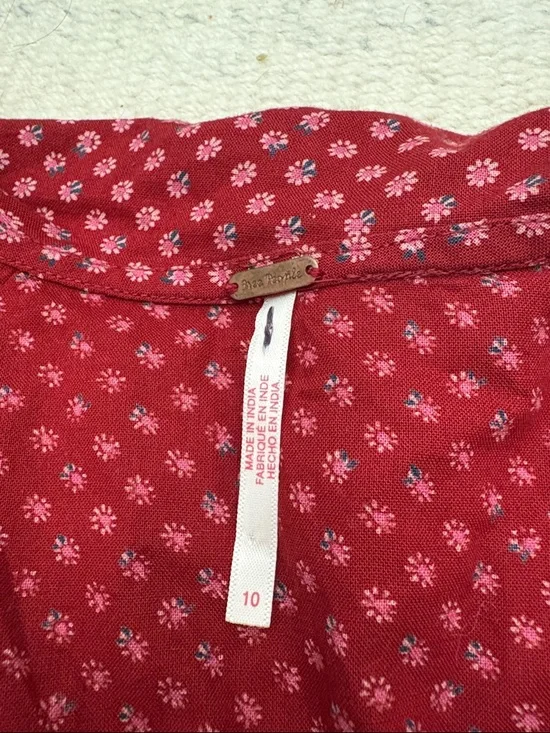 New Free People Prairie style mini dress - Picture 2 of 9